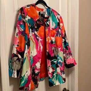 Kasper Women's Multicolor Floral Blazer 16W